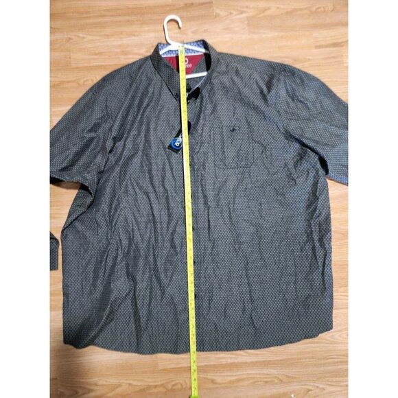 Marco Men Shirt Size 5XL Long Sleeves Charcoal New With Tag - Picture 6 of 9